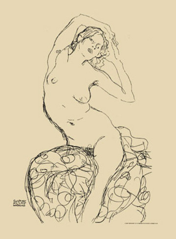 Seated Nude, C.1914 - Leonardo Da Vinci Painting